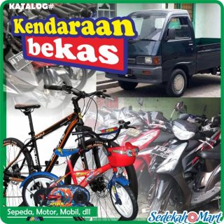 Kendaraan; Sepeda, Motor, Mobil, dll